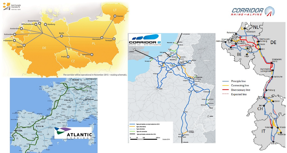European rail freight corridors conquer new territories