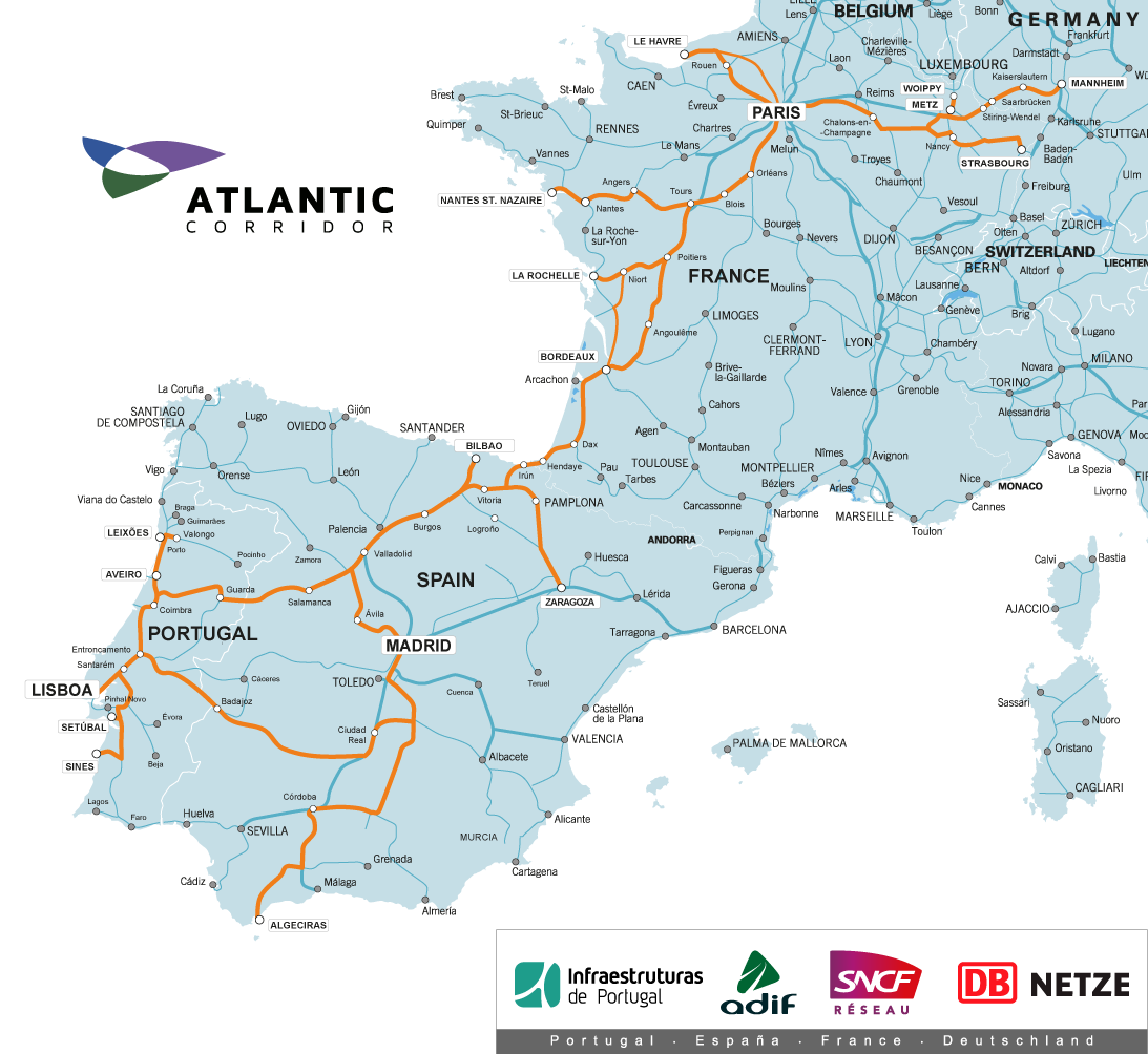 From East of China to the South West of Europe