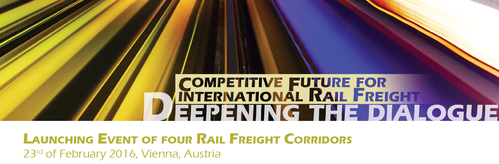  Launching Event of four Rail Freight Corridors