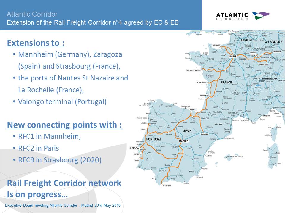Rail Freight Corridor 4 "Atlantic" – Executive Board Meeting